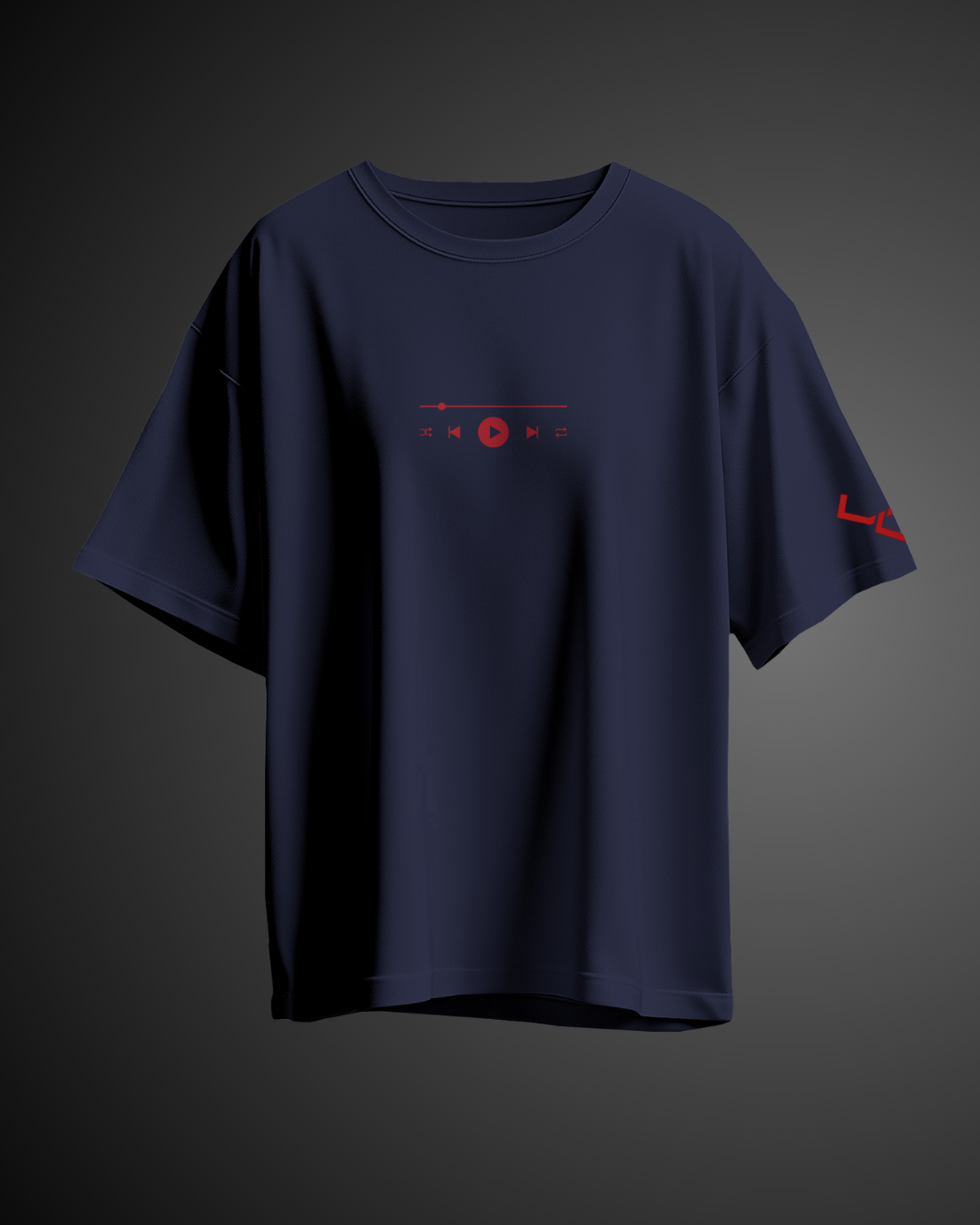 Music is Life - Oversized Tee