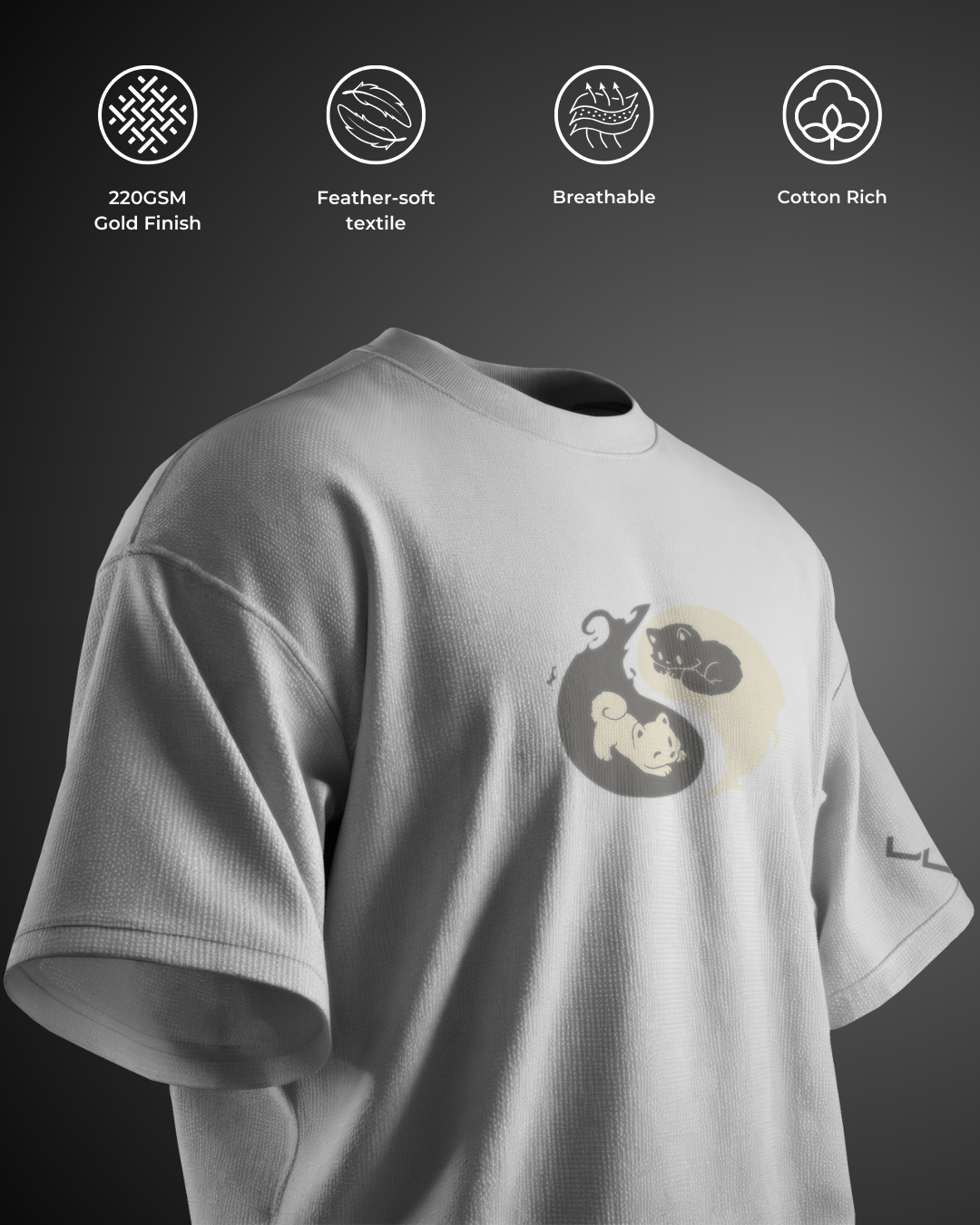 Yin Yang - Oversized Tee
