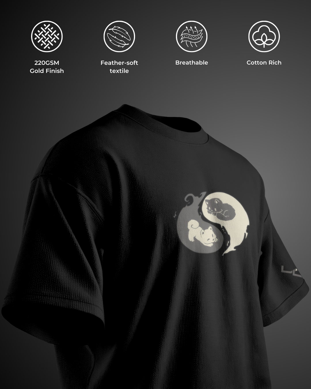 Yin Yang - Oversized Tee