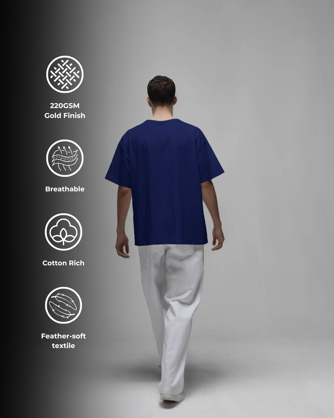 PureBlend Blue - Oversized Tee