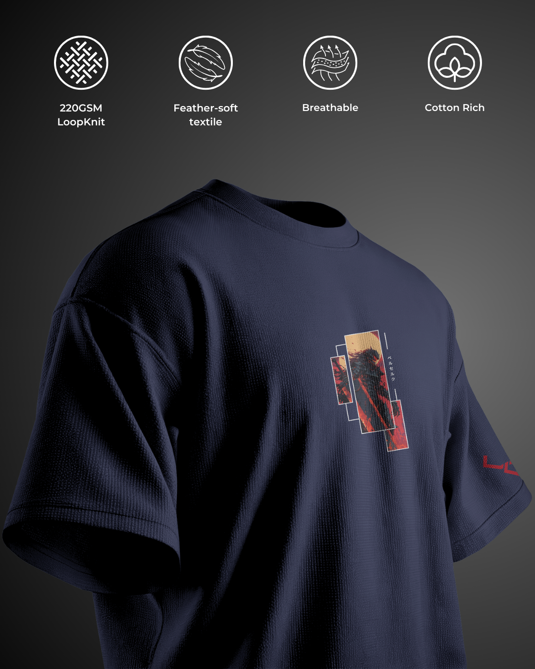 The Black Swordsman - Oversized Tee