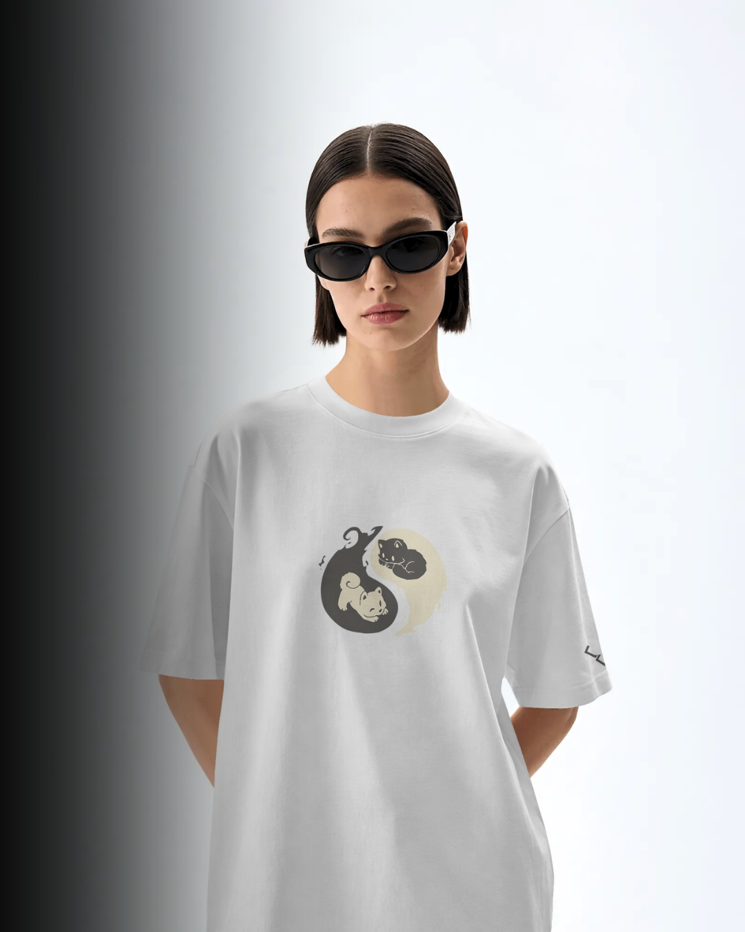 Yin Yang - Oversized Tee