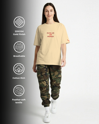 Evolve or Perish - Oversized Tee