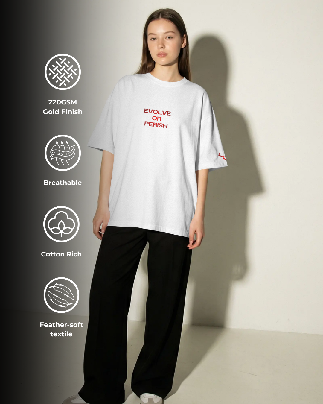 Evolve or Perish - Oversized Tee