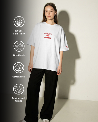 Evolve or Perish - Oversized Tee