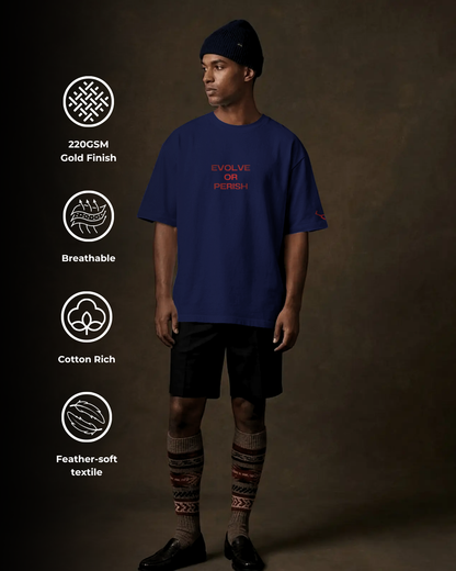 Evolve or Perish - Oversized Tee