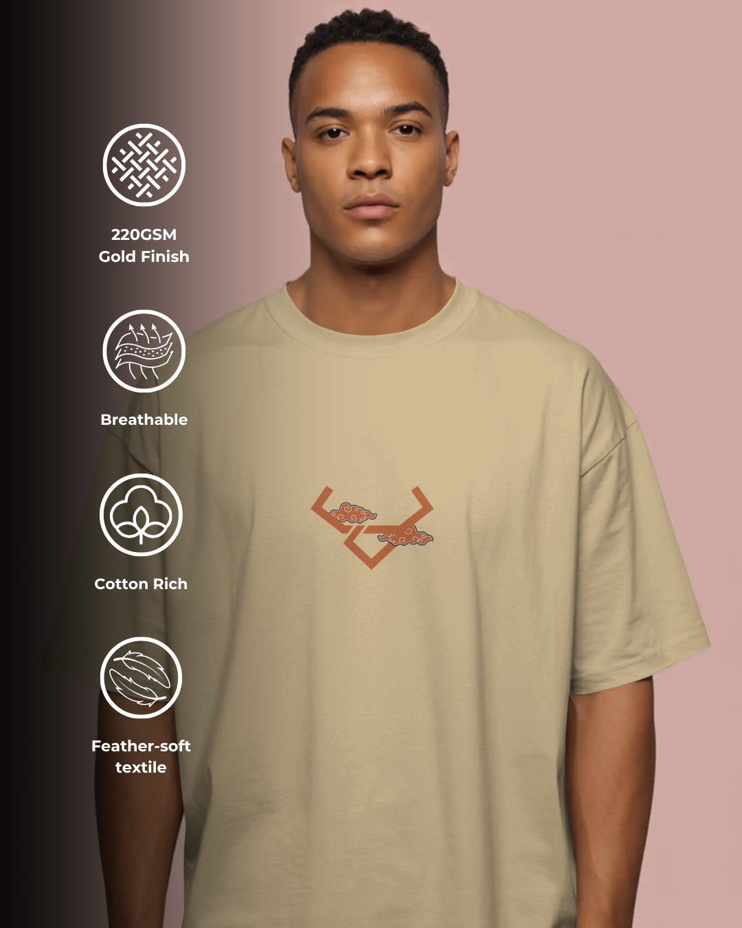 Indomitable Dragon - Oversized Tee