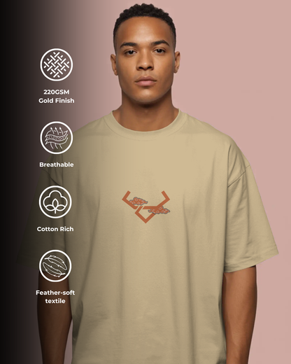Indomitable Dragon - Oversized Tee