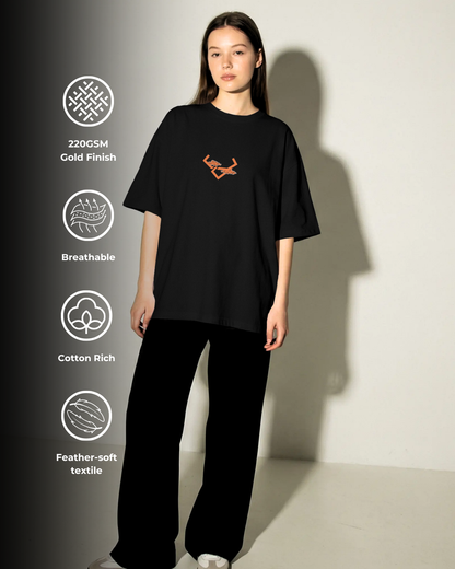 Indomitable Dragon - Oversized Tee