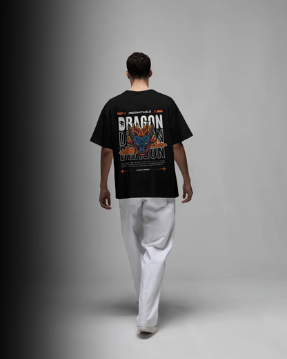 Indomitable Dragon - Oversized Tee
