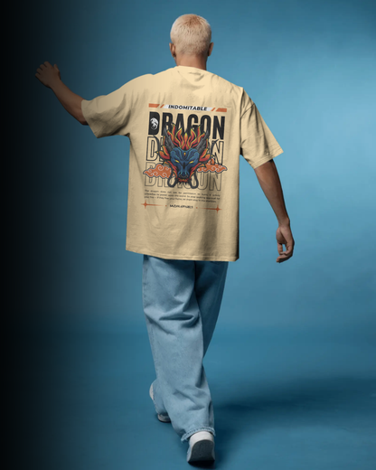 Indomitable Dragon - Oversized Tee
