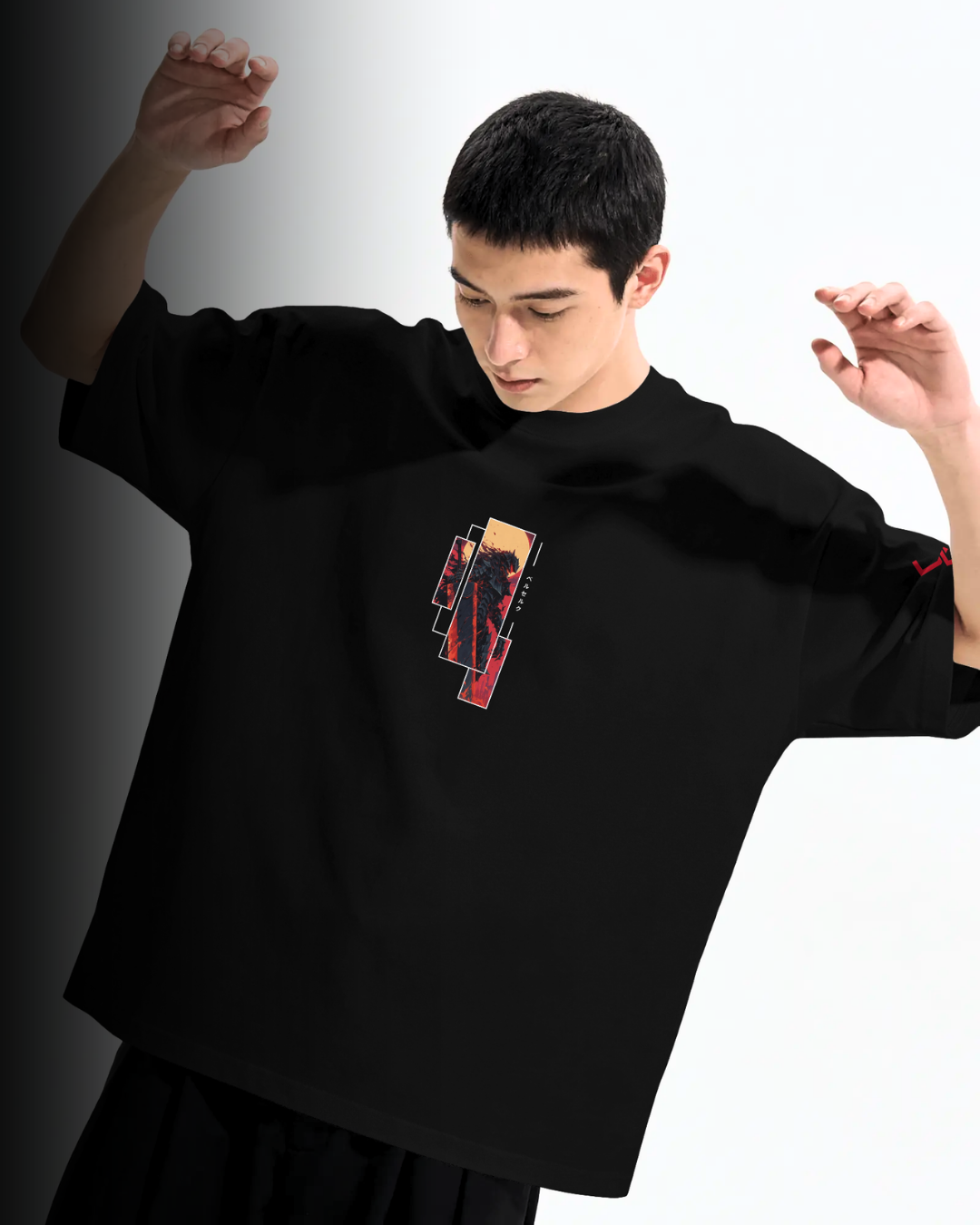 The Black Swordsman - Oversized Tee