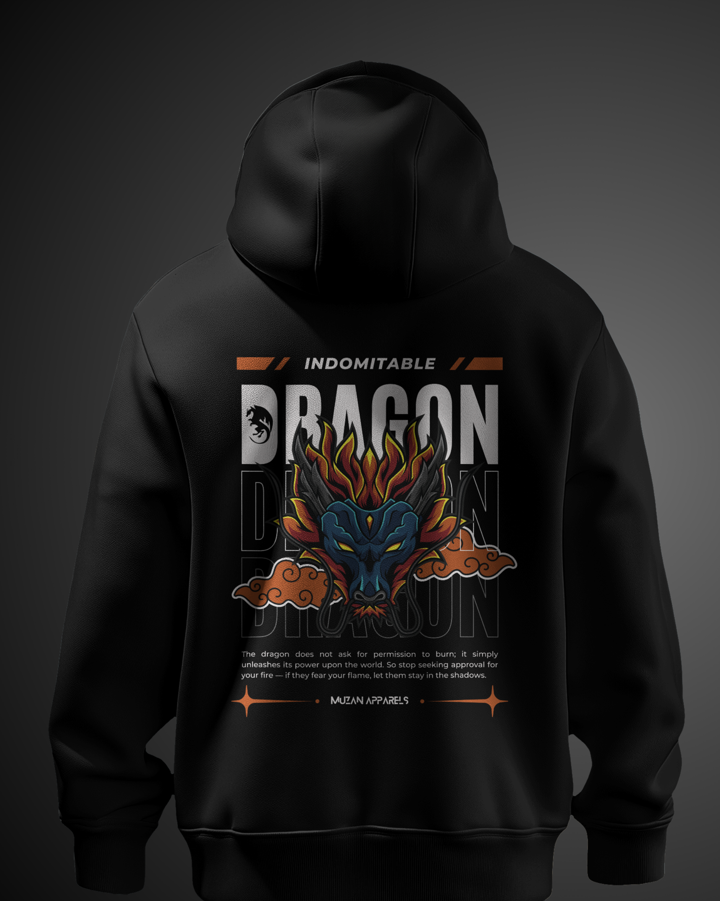 Indomitable Dragon - Hoodie