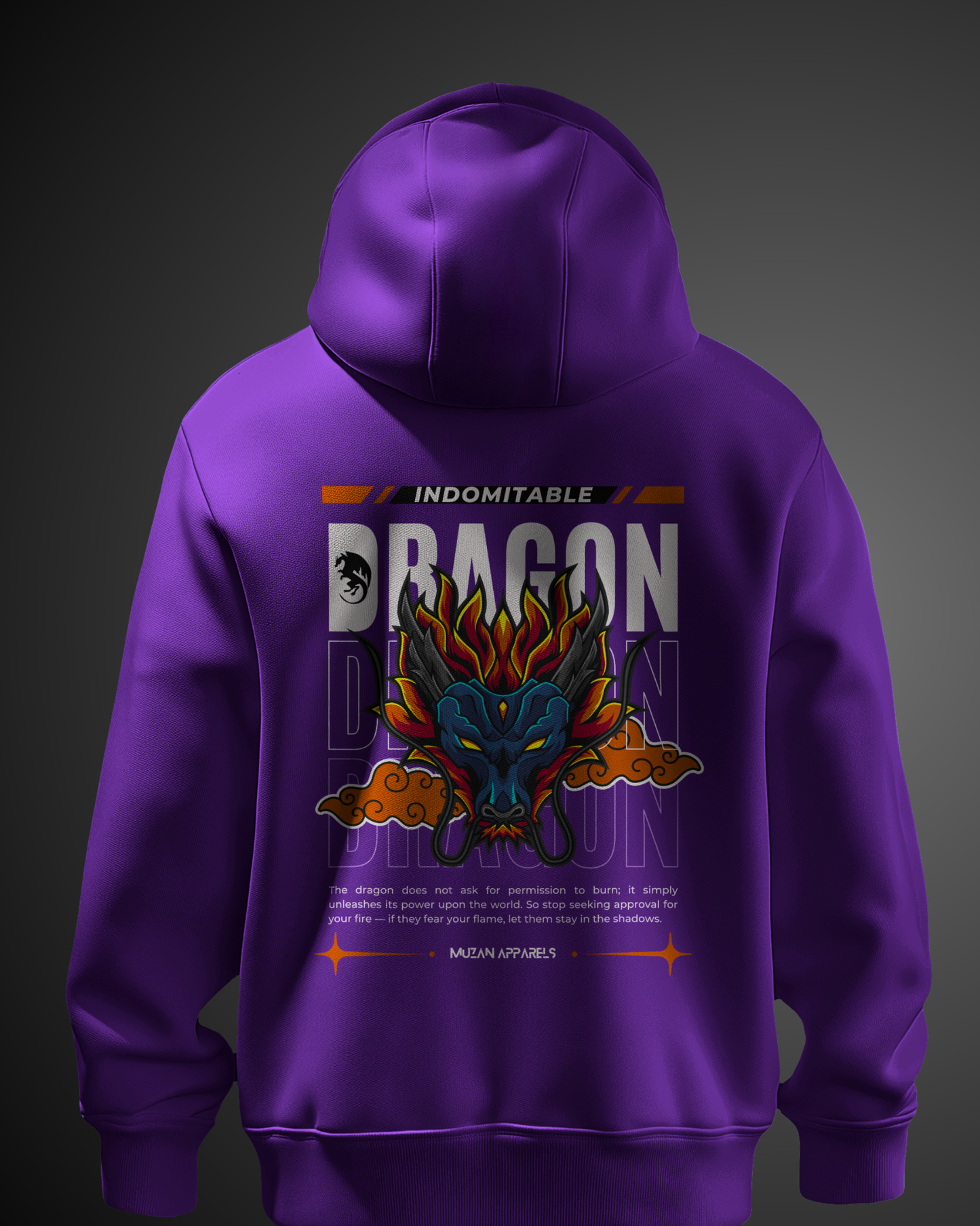 Indomitable Dragon - Hoodie
