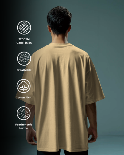 PureBlend Beige - Oversized Tee