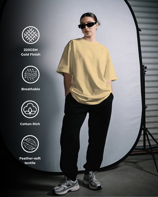 PureBlend Beige - Oversized Tee