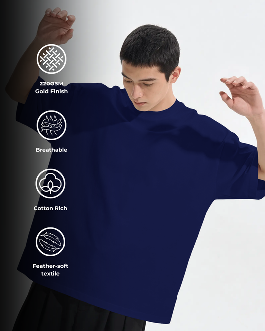 PureBlend Blue - Oversized Tee