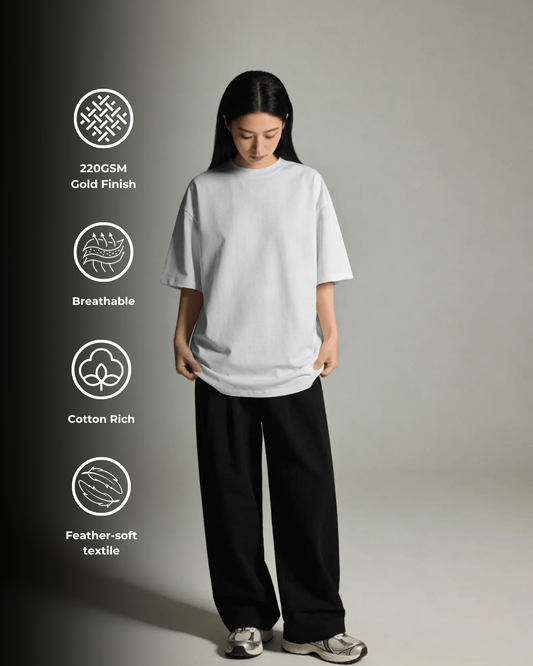 PureBlend White - Oversized Tee