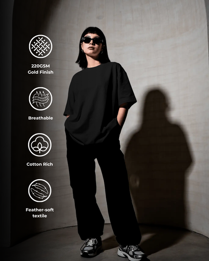 PureBlend Black - Oversized Tee
