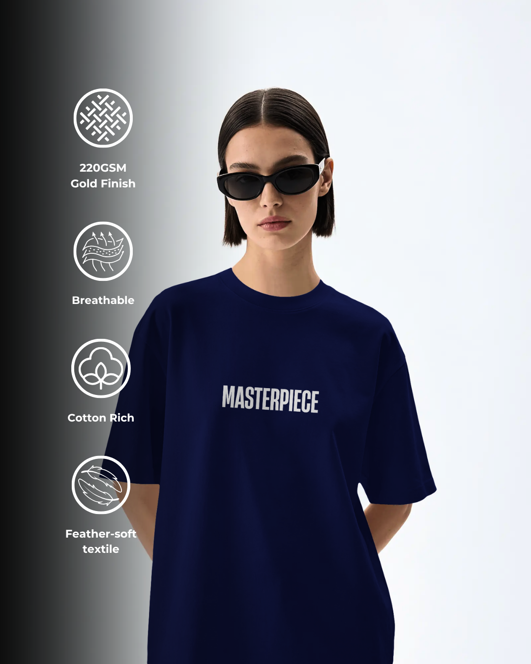 Mon A Lisa - Oversized Tee