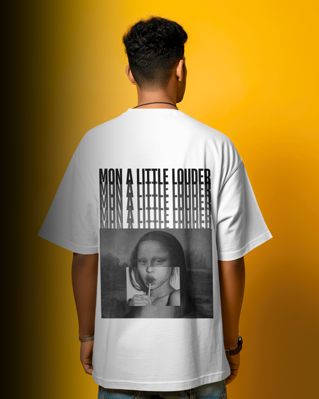 Mon A Lisa - Oversized Tee