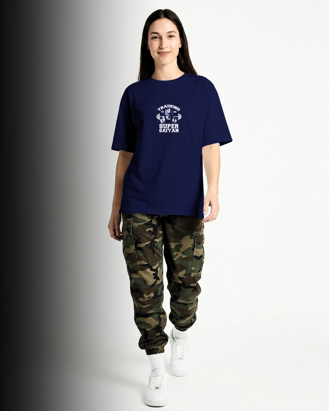 Saiyan Split - Oversized Tee