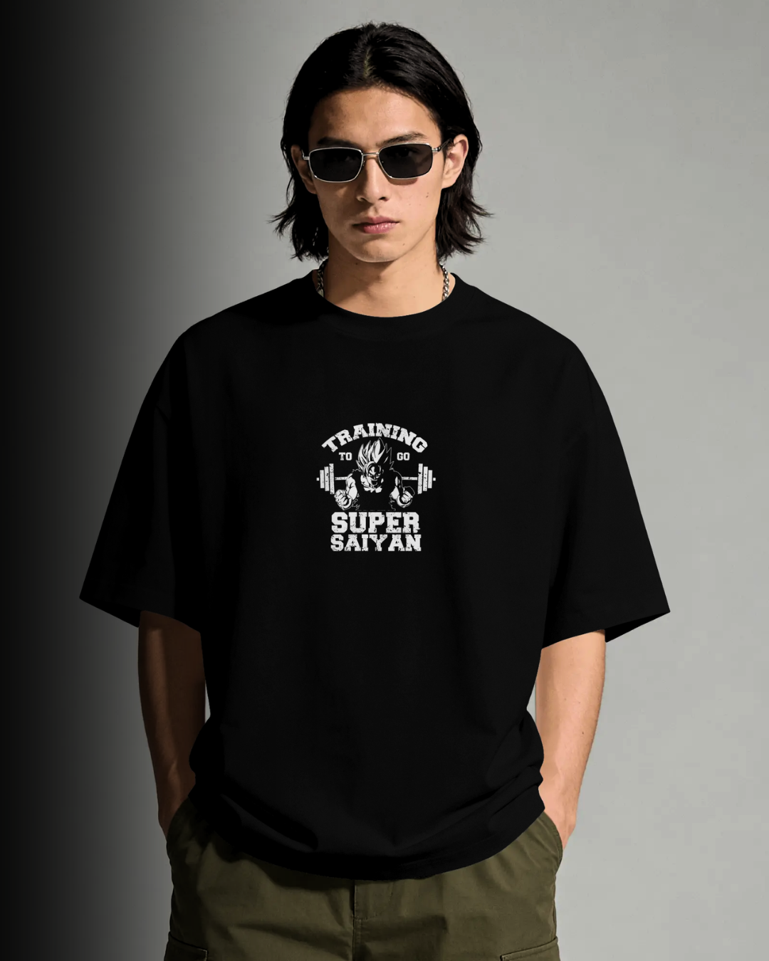 Saiyan Split - Oversized Tee