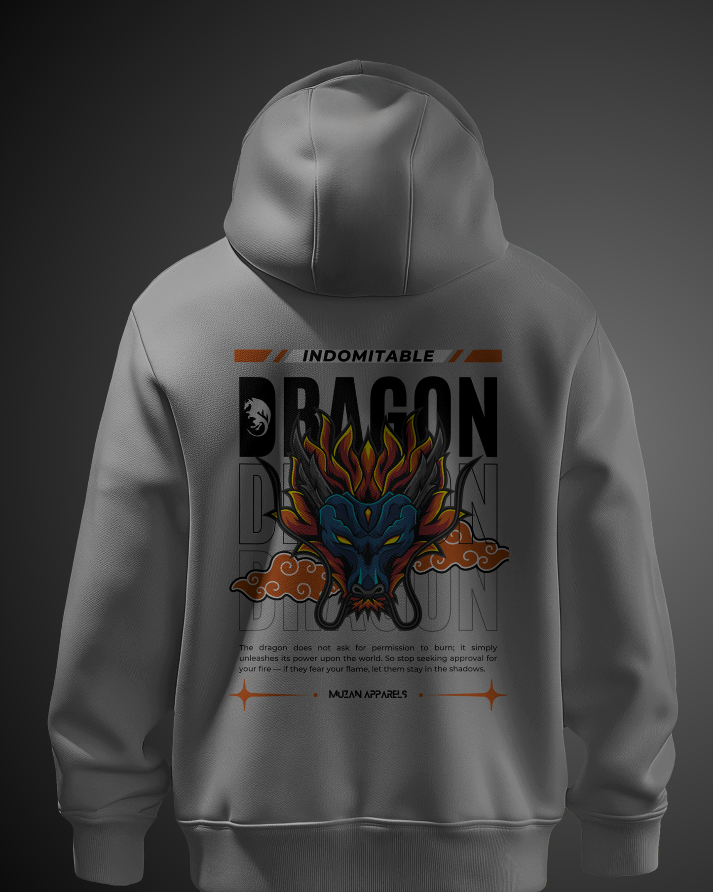 Indomitable Dragon - Hoodie
