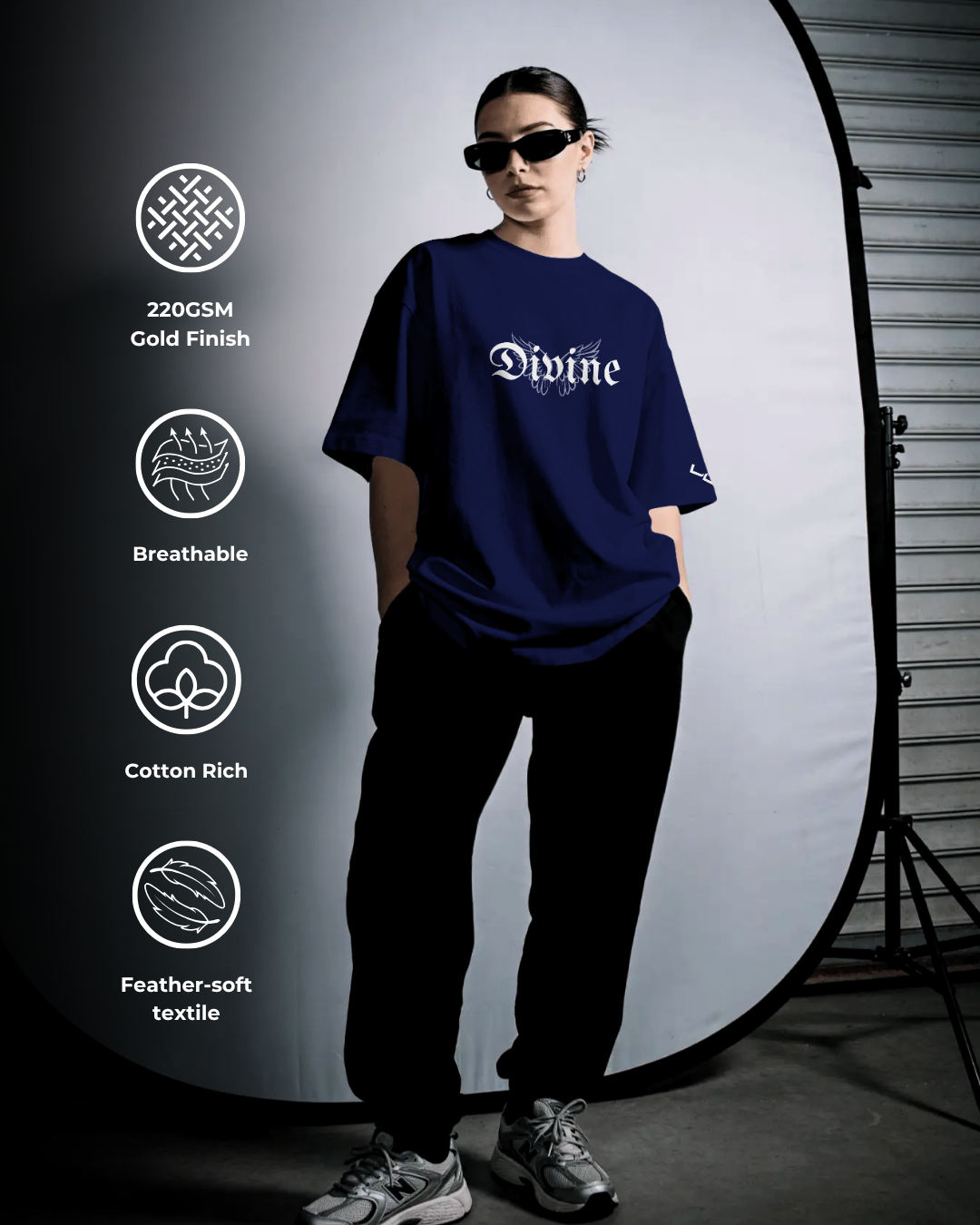 Divine Beauty - Oversized Tee
