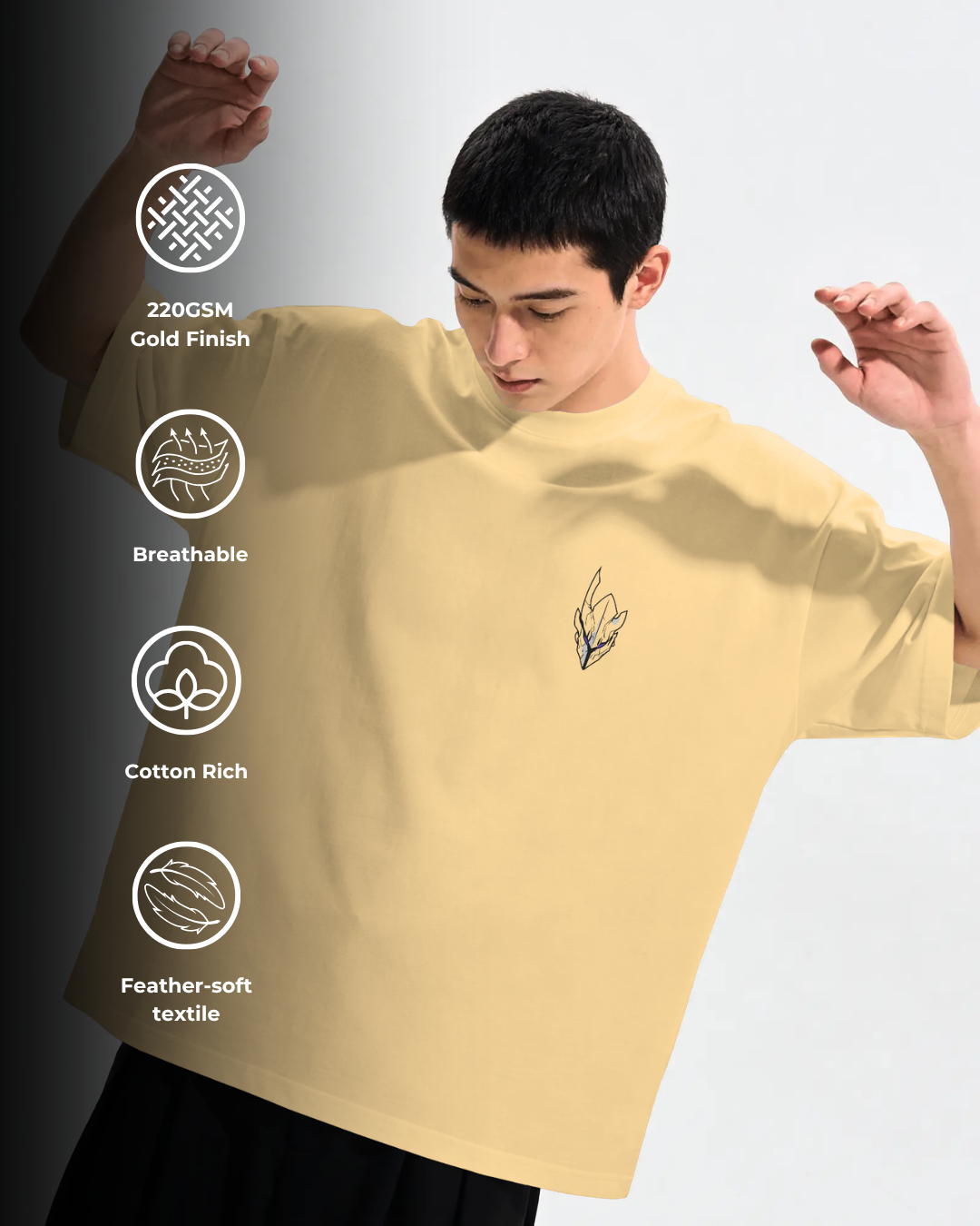 Shadow Monarch - Oversized Tee