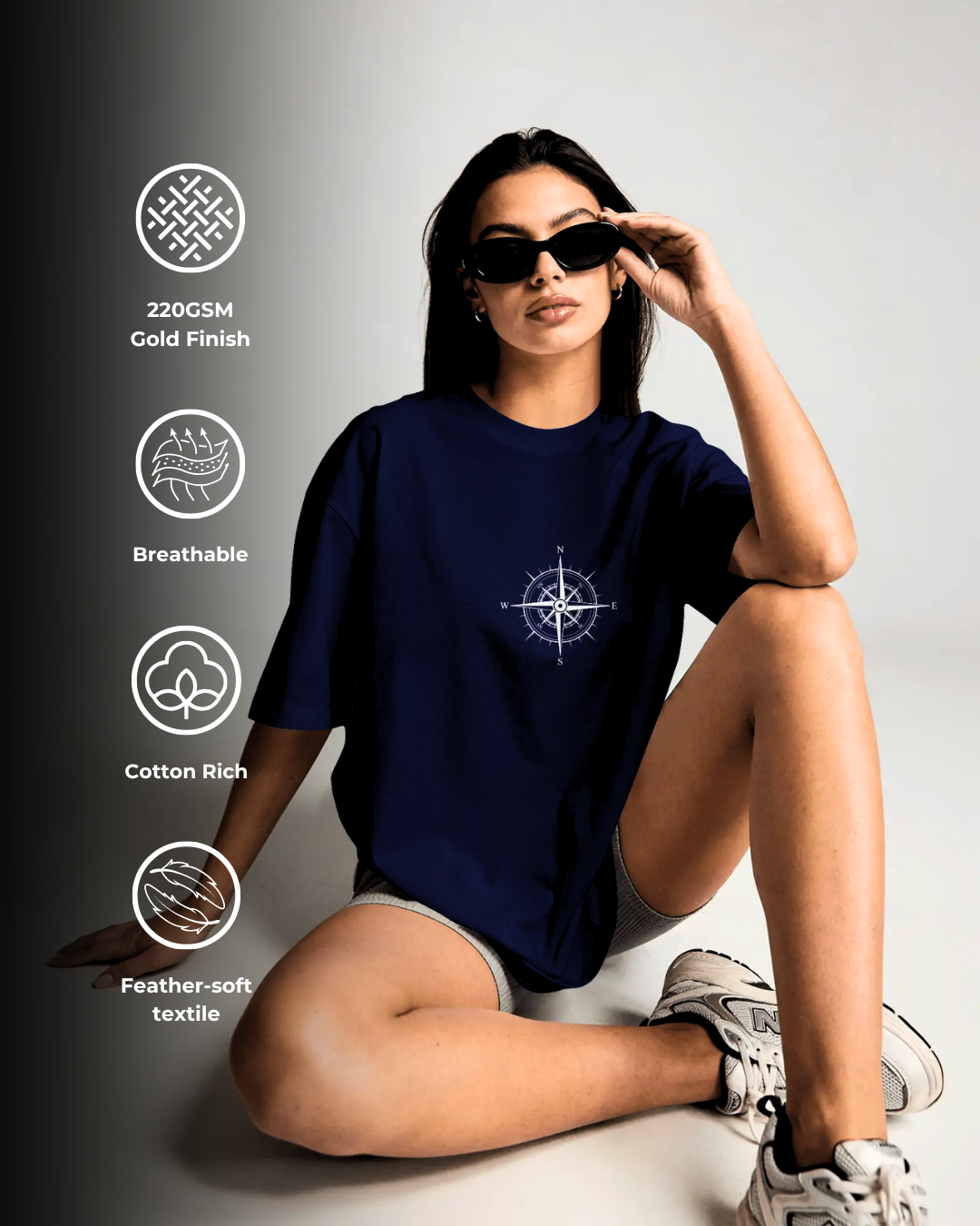 Unexplored Lands - Oversized Tee