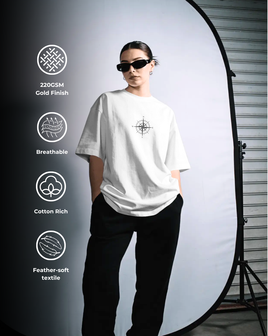 Unexplored Lands - Oversized Tee