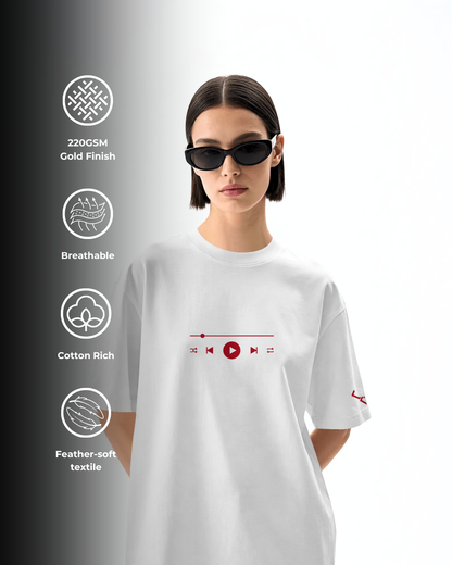 Music is Life - Oversized Tee