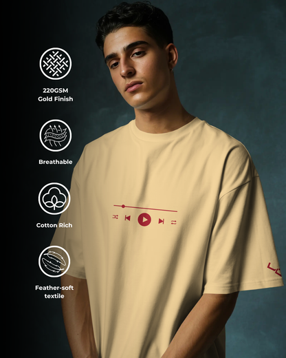 Music is Life - Oversized Tee
