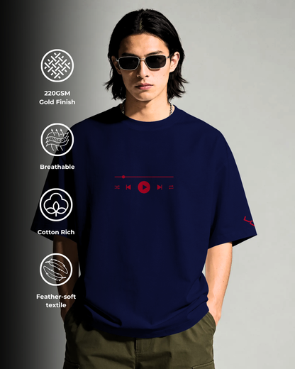 Music is Life - Oversized Tee