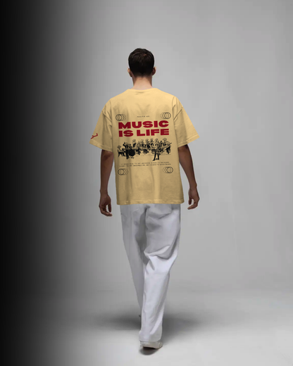 Music is Life - Oversized Tee