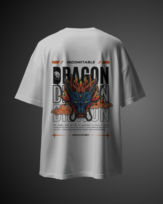 Indomitable Dragon - Oversized Tee