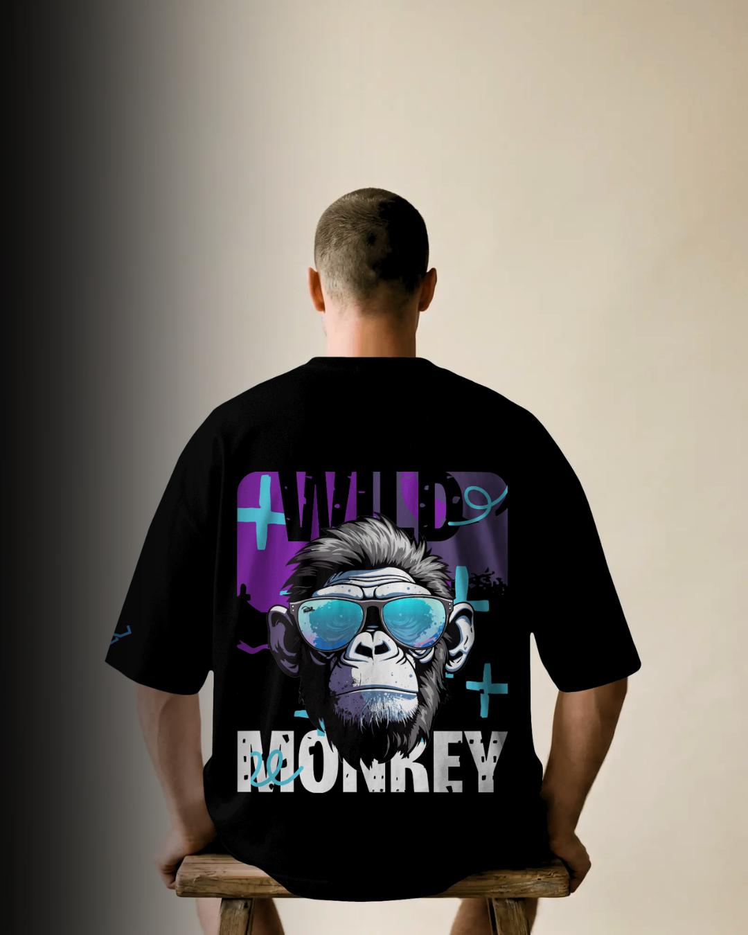 Wild Monkey - Oversized Tee