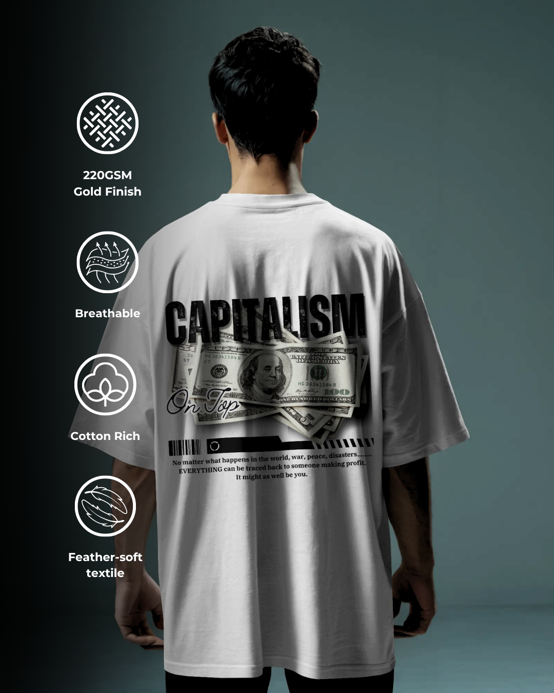 Money Over Everything - Oversized Tee