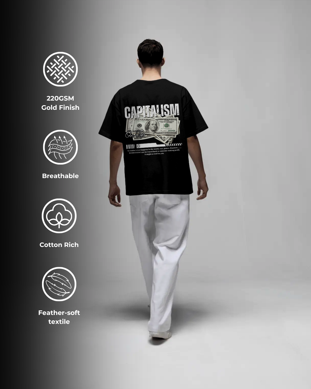 Money Over Everything - Oversized Tee