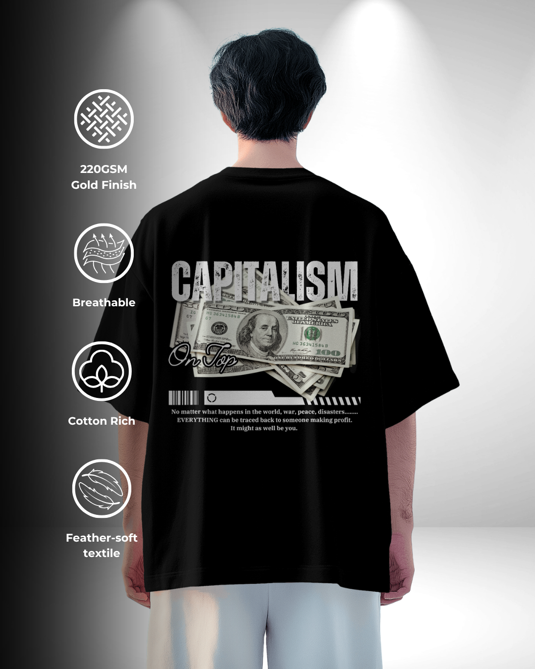 Money Over Everything - Oversized Tee