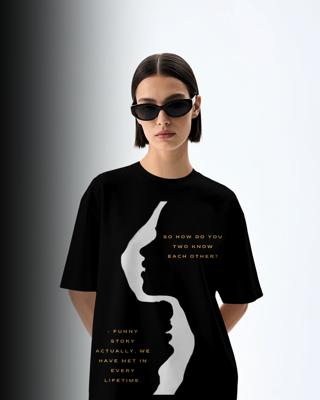 2 FACE - Oversized Tee